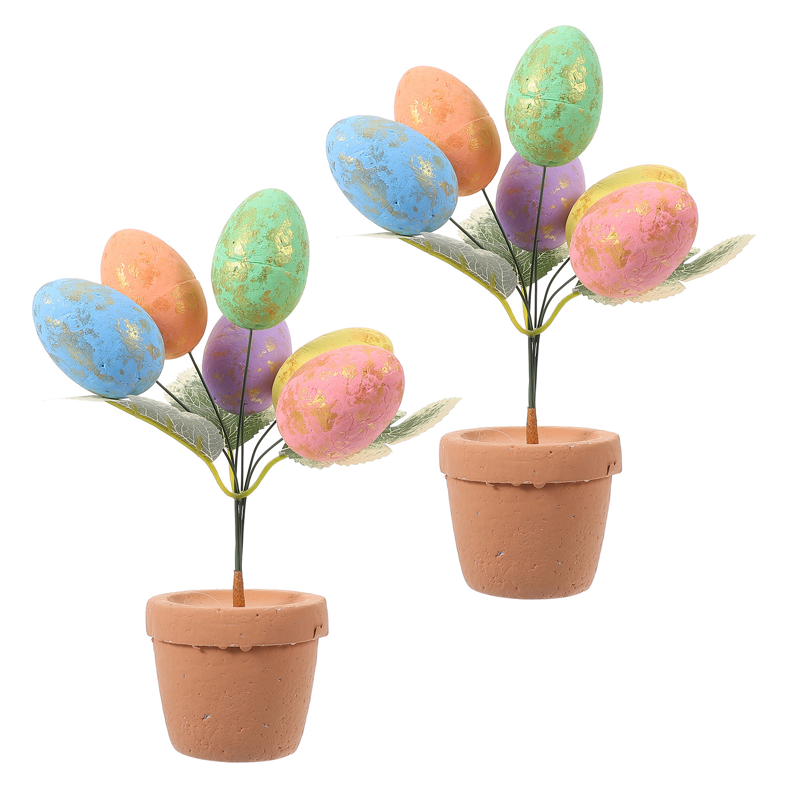 2Pcs Colored Easter Egg Bonsai - Bonsai Garden Photos recension och pris
