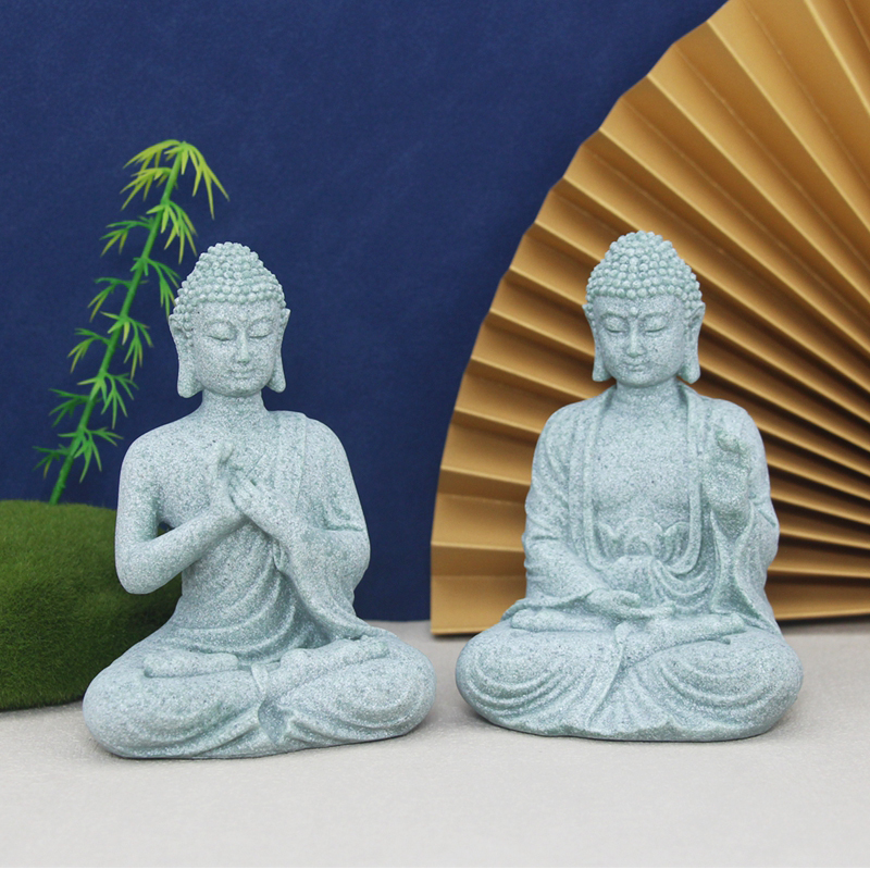 Stone Buddha Little Monks Stat - Bonsai Garden Thailand recension och pris