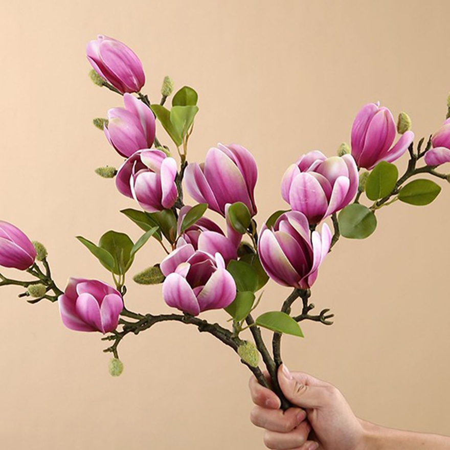 Artificial Flowers Silk Magnol - Bonsai Garden Photos recension och pris