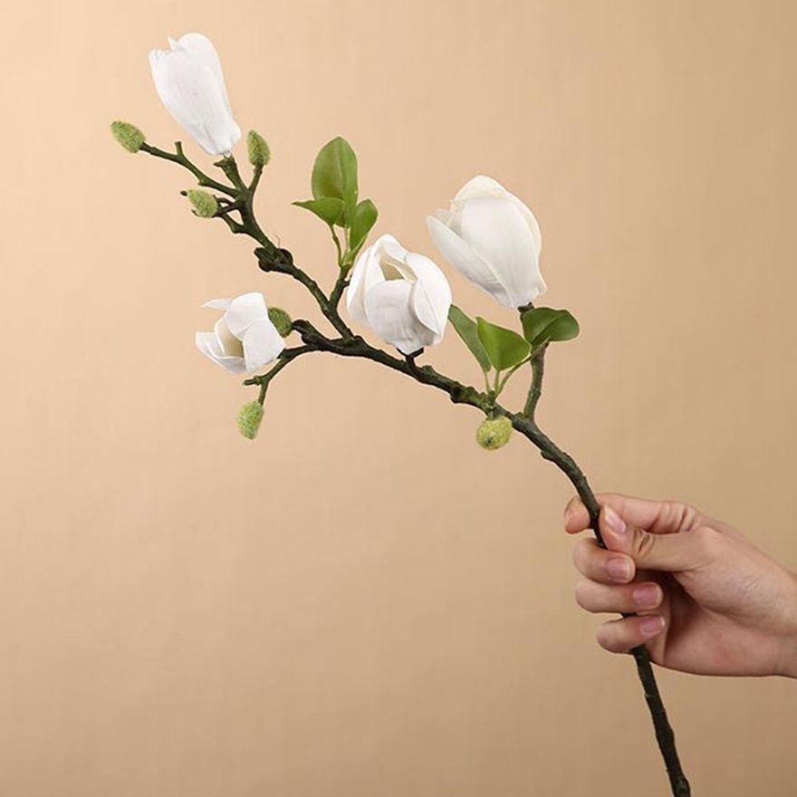 Artificial Flowers Silk Magnol - Bonsai Garden Photos recension och pris
