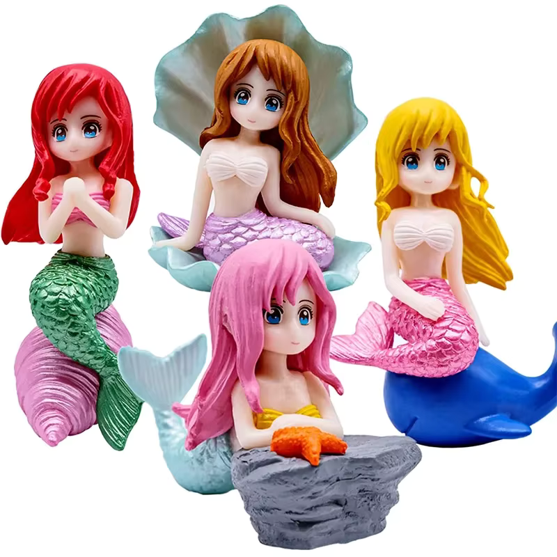 Mermaid Sculpture Mini Figurin - Bonsai Garden Table recension och pris