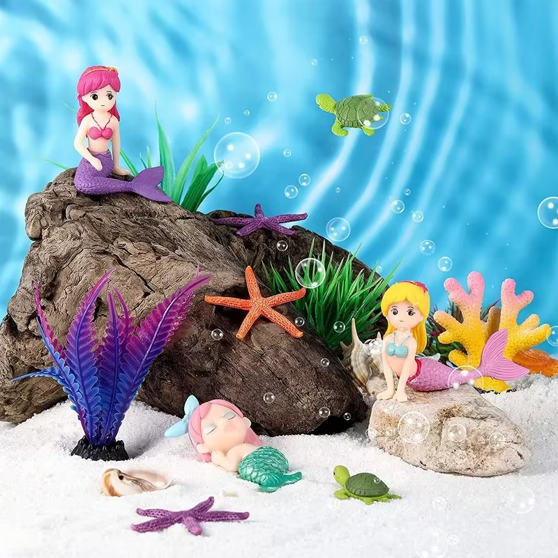 Mermaid Sculpture Mini Figurin - Bonsai Garden Table recension och pris