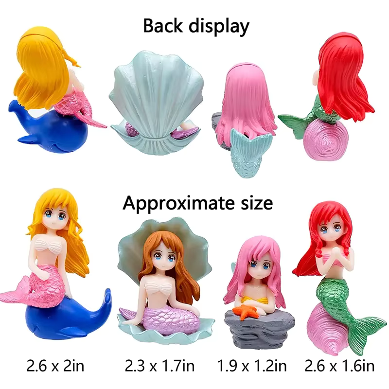 Mermaid Sculpture Mini Figurin - Bonsai Garden Table recension och pris