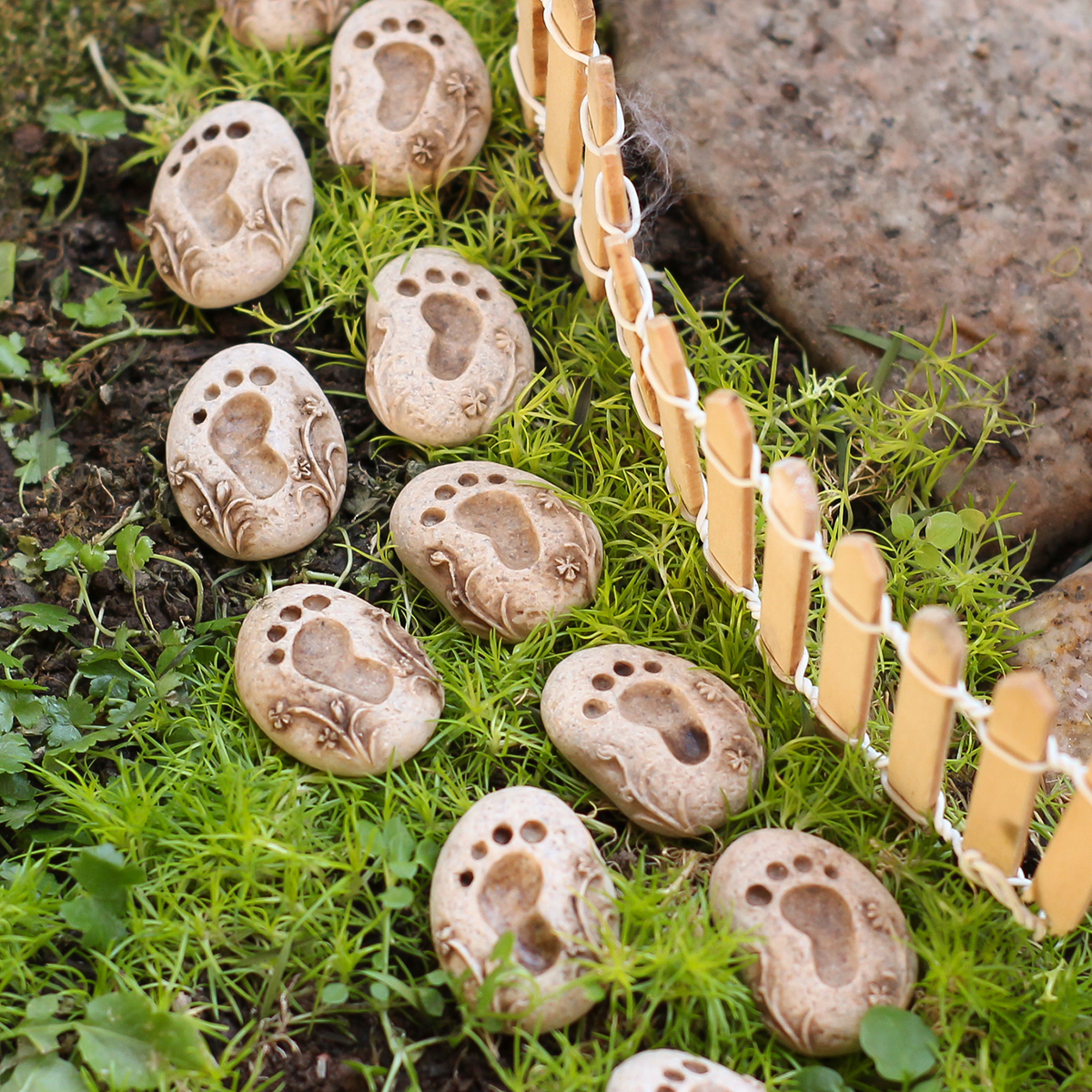 20 Pieces of Garden Footprint  - Bonsai Garden World recension och pris