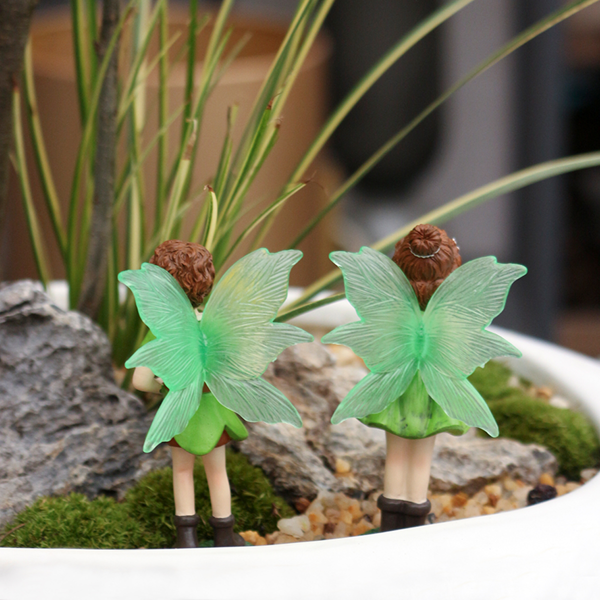 2pcs Spring Green Fluorescent  - Bonsai Garden World recension och pris
