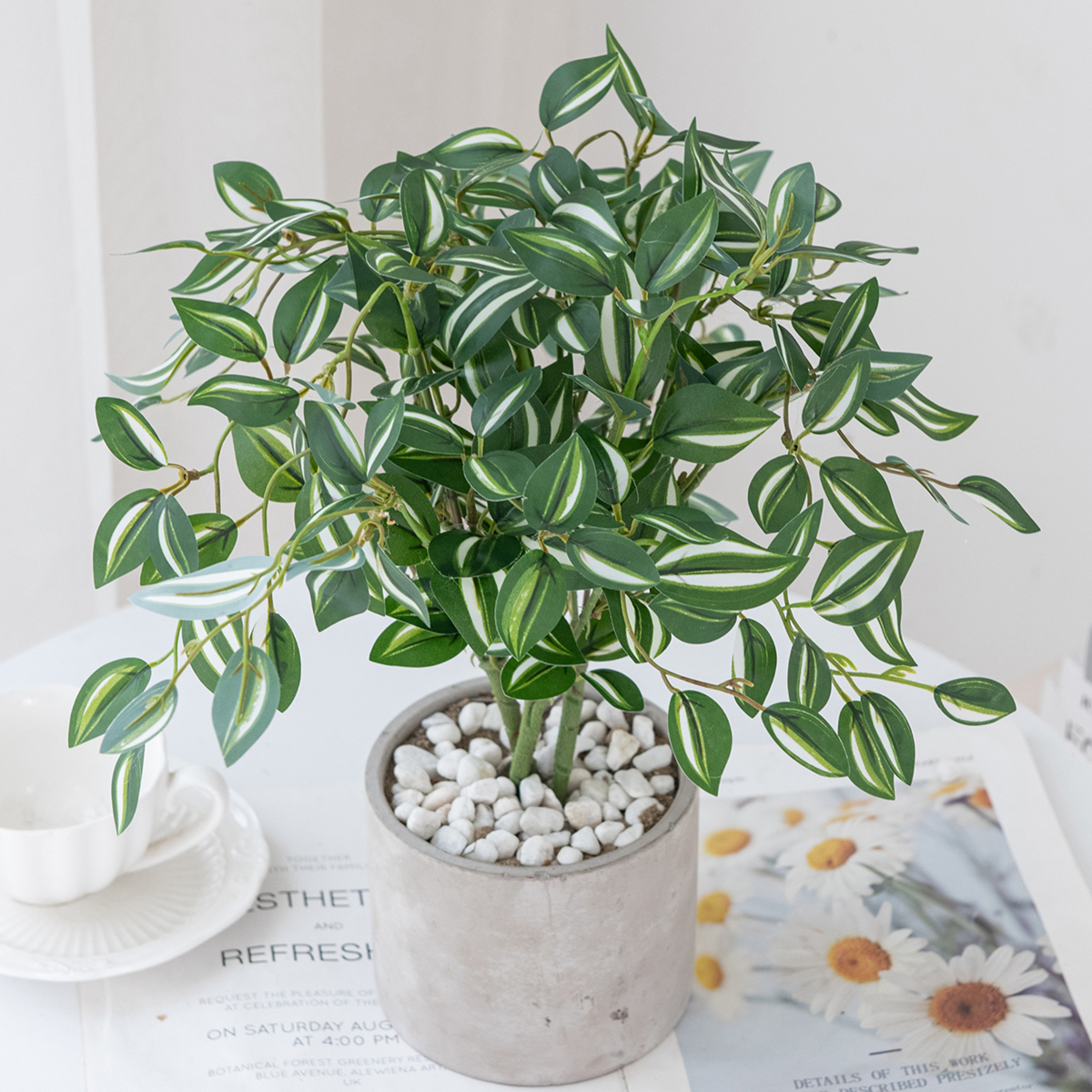 Artificial Green Bonsai Plant  - Bonsai Garden Table recension och pris