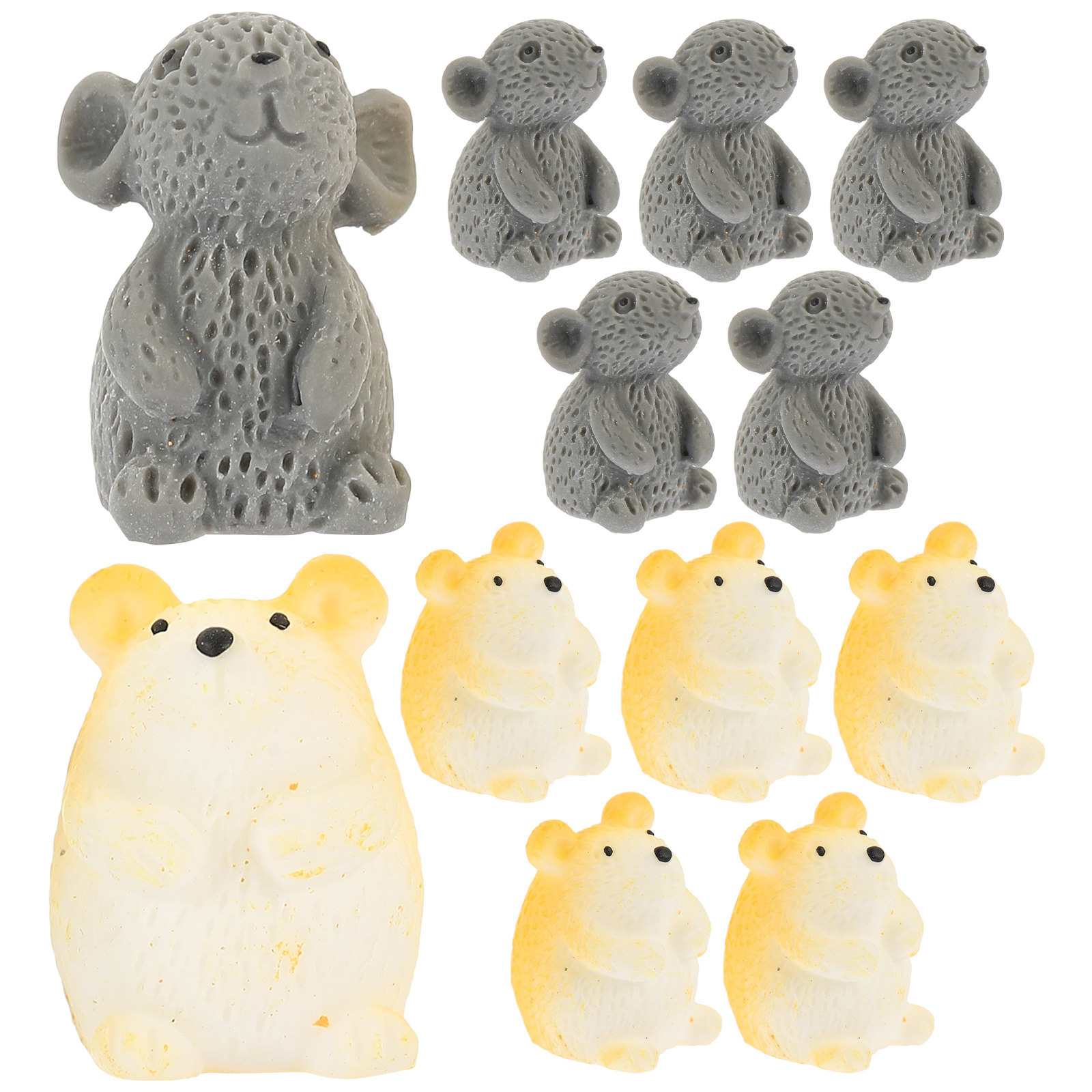 12Pcs Mini Hamster Mouse Ornam - Bonsai Garden Photos recension och pris