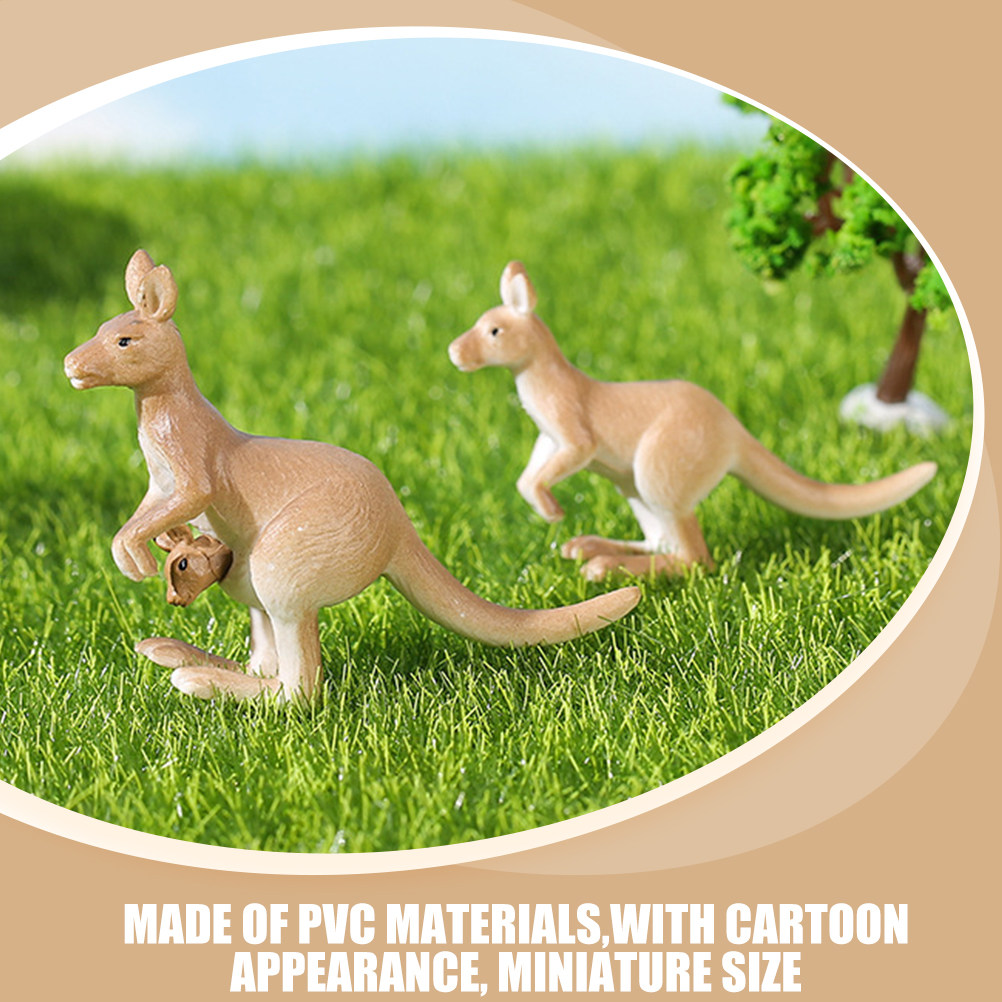 4Pcs Miniature Kangaroo Orname - Bonsai Garden Table recension och pris