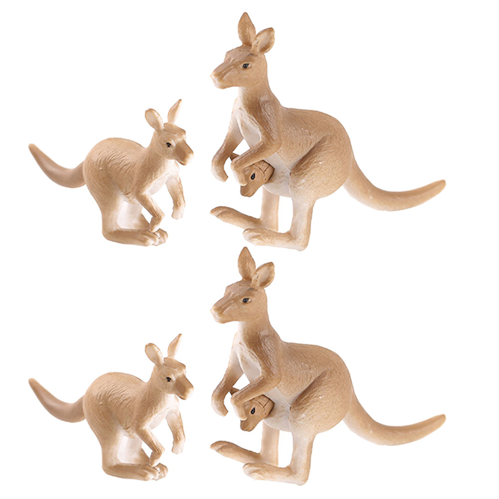 4Pcs Miniature Kangaroo Orname - Bonsai Garden Table recension och pris