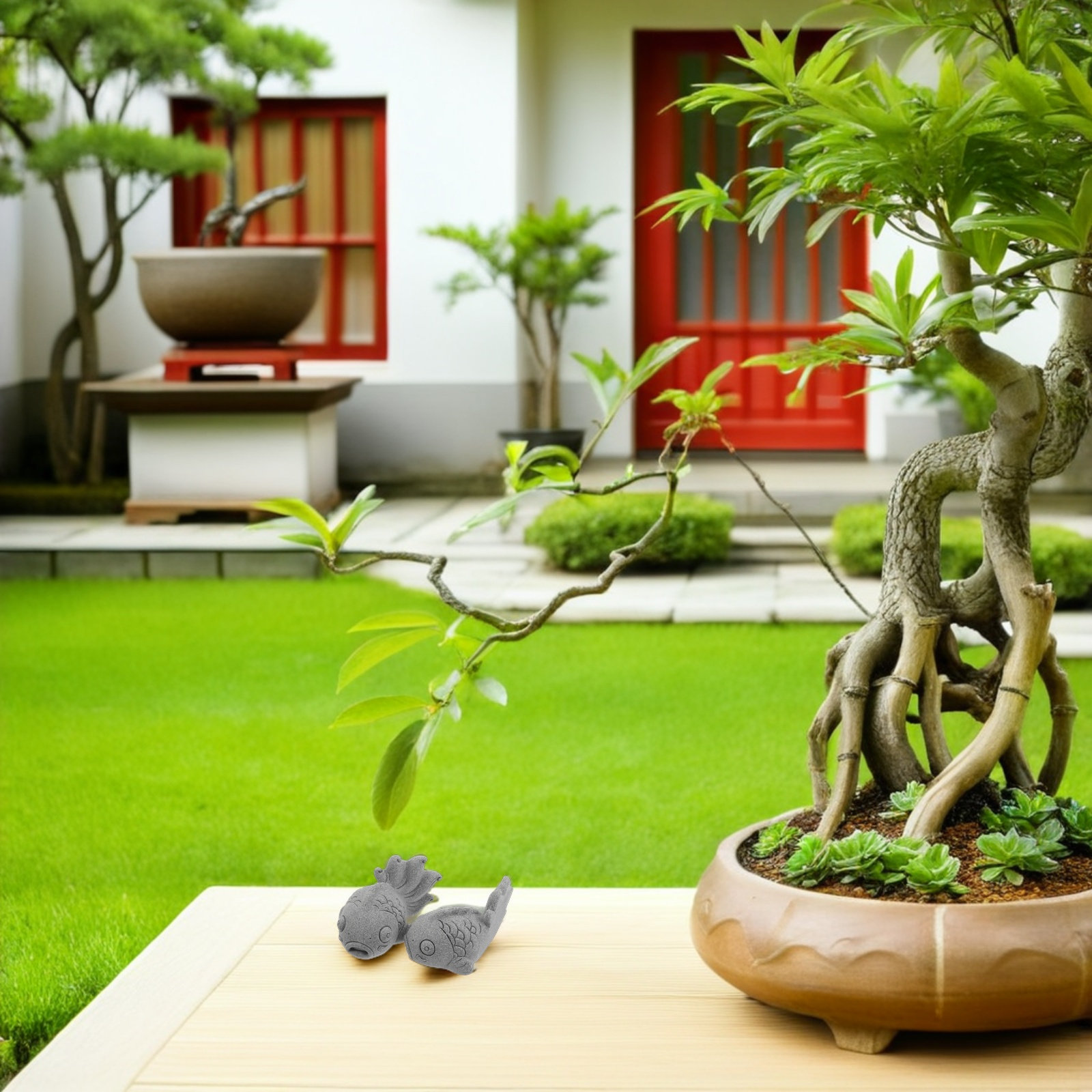 2Pcs Feng Shui Koi Fish Garden - Bonsai Koi Garden recension och pris