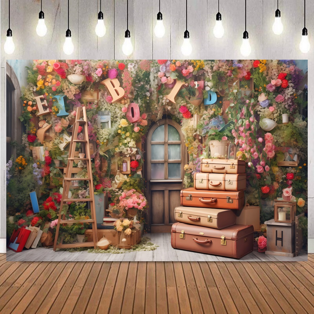Spring Floral Arch Photo Backd - Bonsai Garden Photos recension och pris