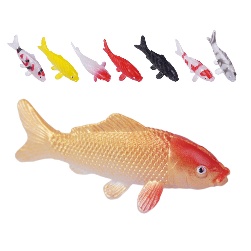 8Pcs Realistic Mini Koi Fish S - Bonsai Koi Garden recension och pris