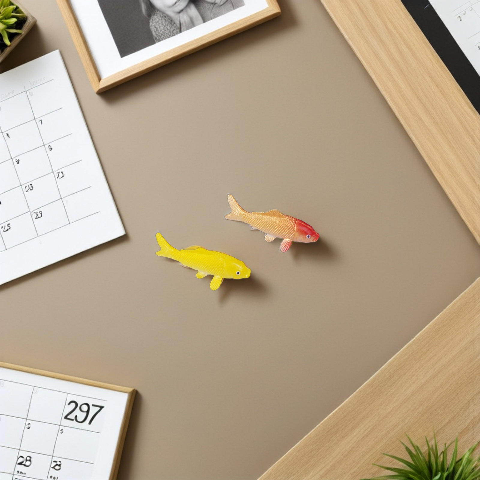 8Pcs Realistic Mini Koi Fish S - Bonsai Koi Garden recension och pris