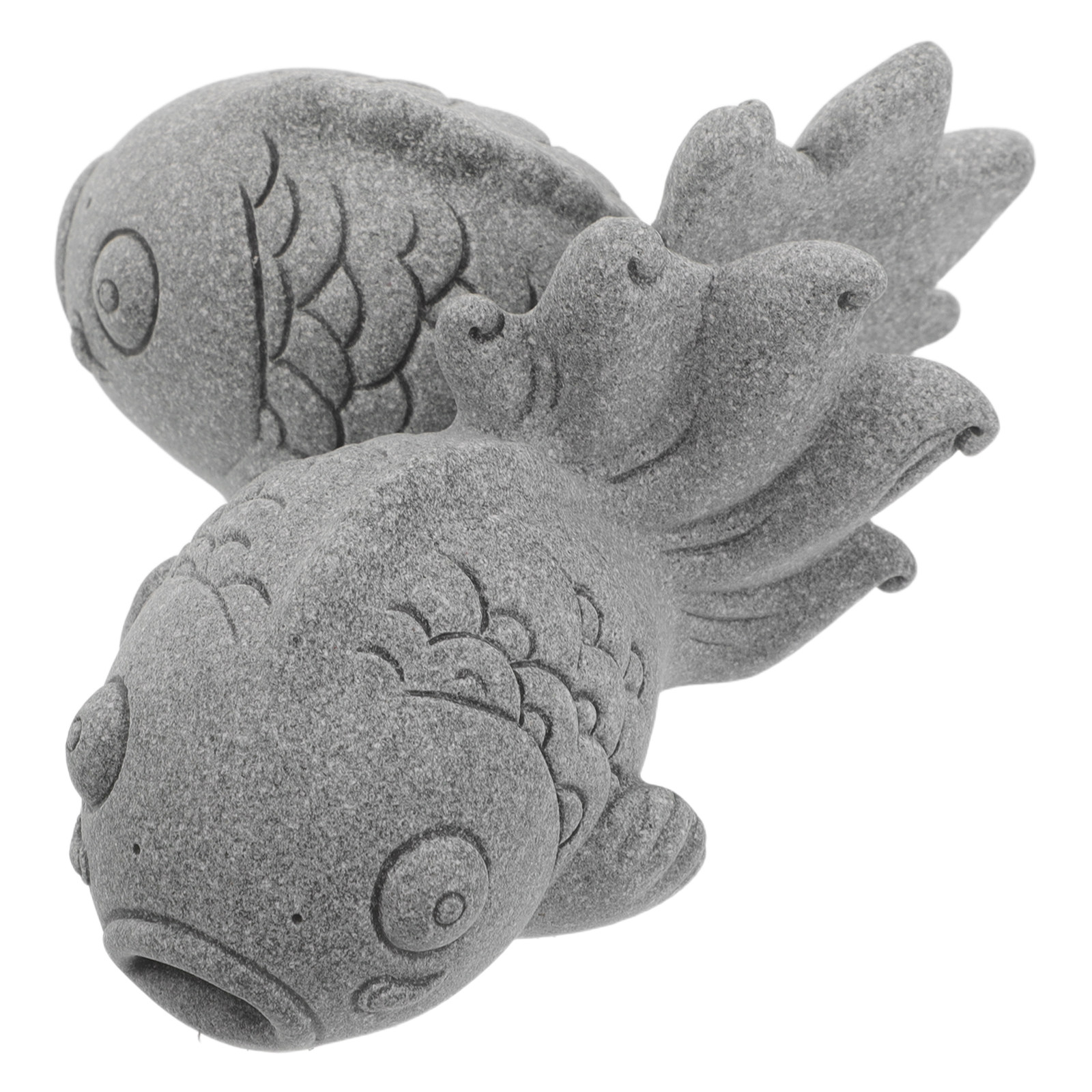 2Pcs Koi Fish Garden Statues R - Bonsai Koi Garden recension och pris