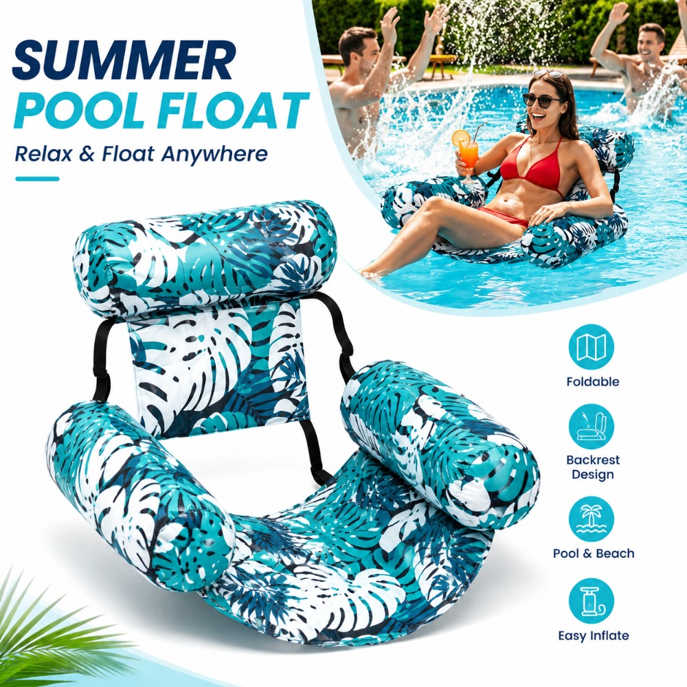 Heavy Duty Blow Up Pool Chair  - Bonsai Garden Bench recension och pris