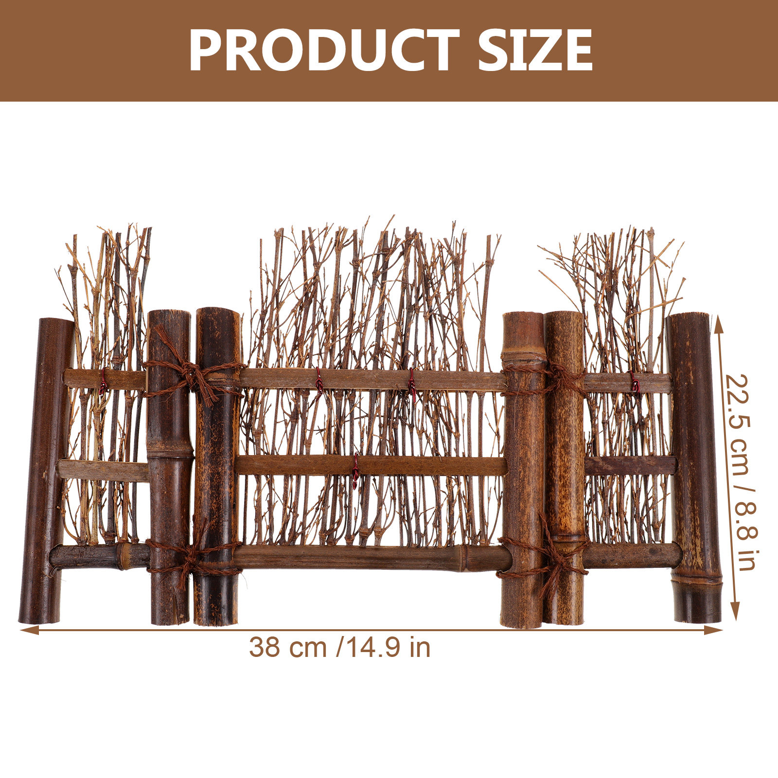Mini Bamboo Fence Decor Micro  - Bonsai Garden Photos recension och pris