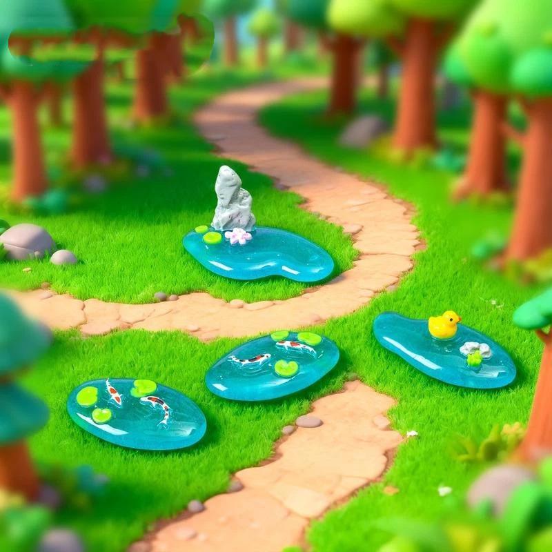 【HG】Mini Resin Pond Ornaments  - Bonsai Koi Garden recension och pris