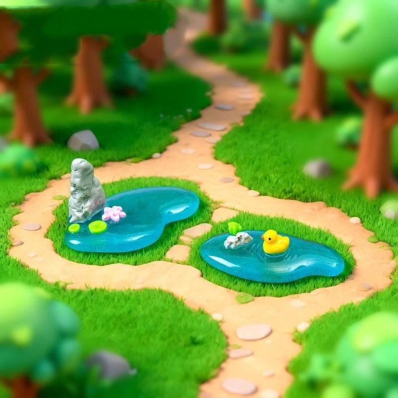 【HG】Mini Resin Pond Ornaments  - Bonsai Koi Garden recension och pris