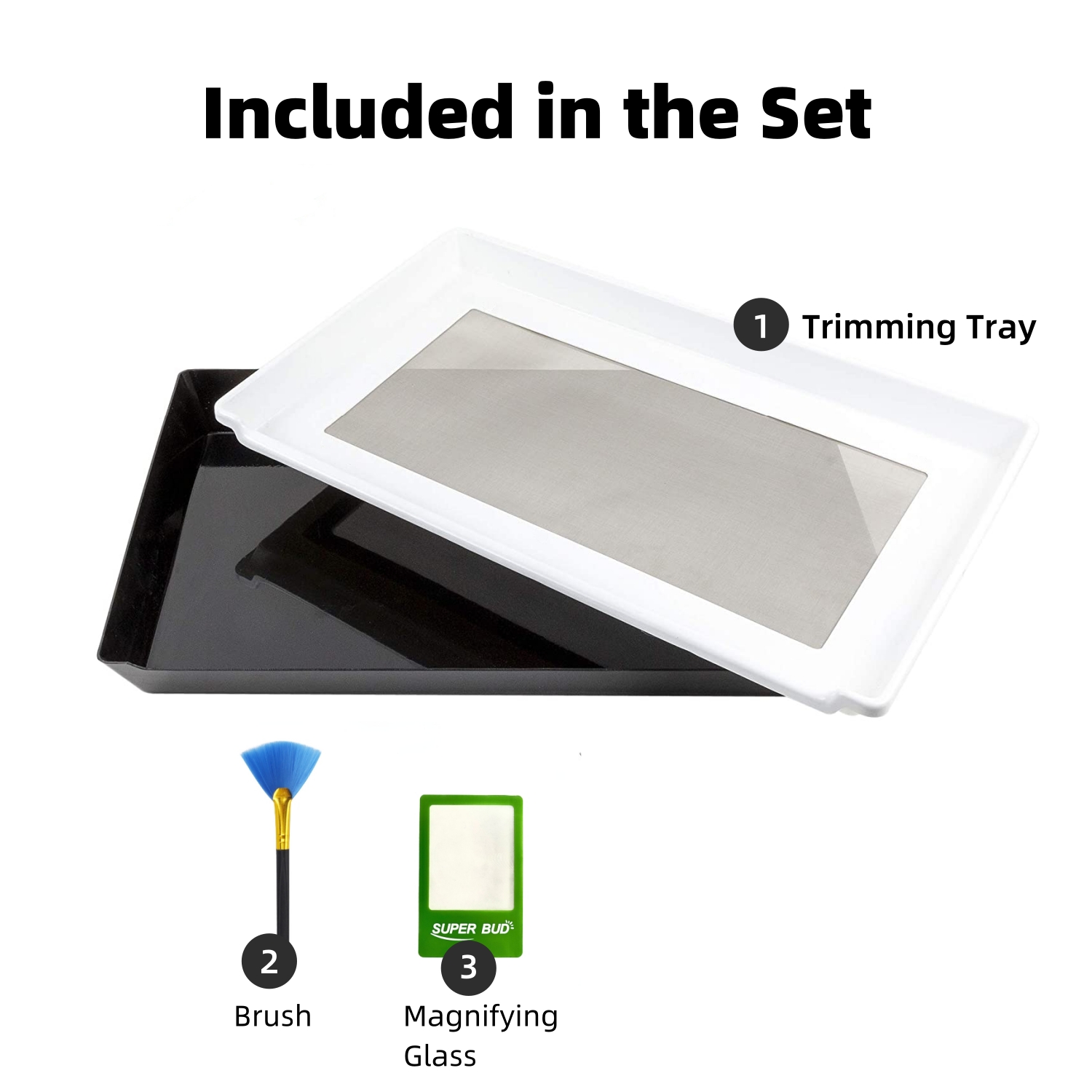 2-in-1 Trimming Tray Harvest T - Bud Scissors Fine recension och pris