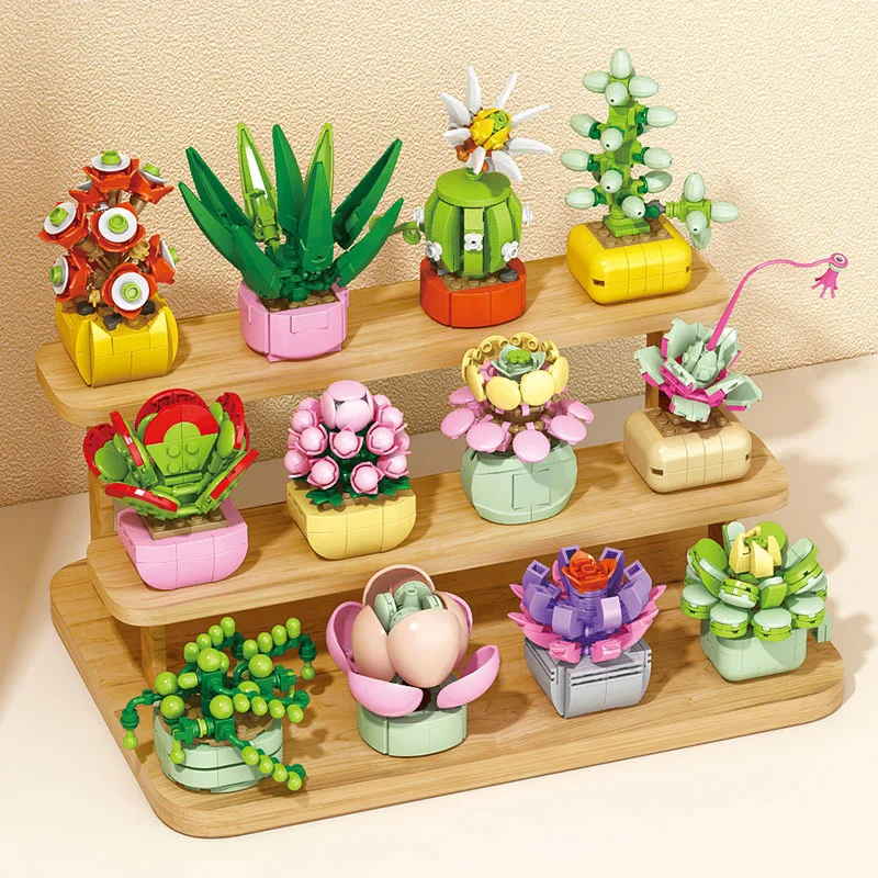 Flowers Succulents Building Bl - Bonsai Garden World recension och pris