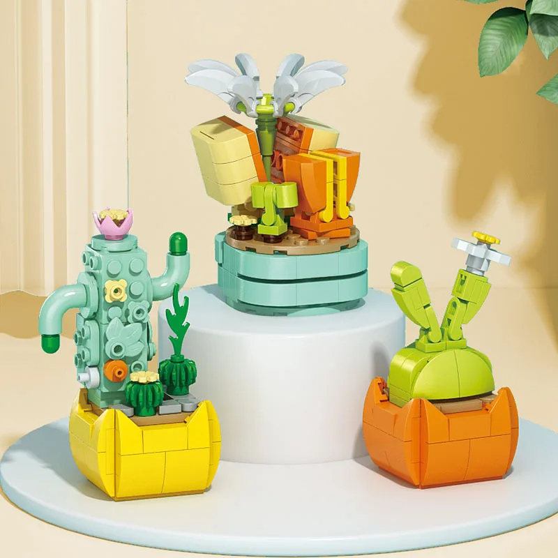 Flowers Succulents Building Bl - Bonsai Garden World recension och pris