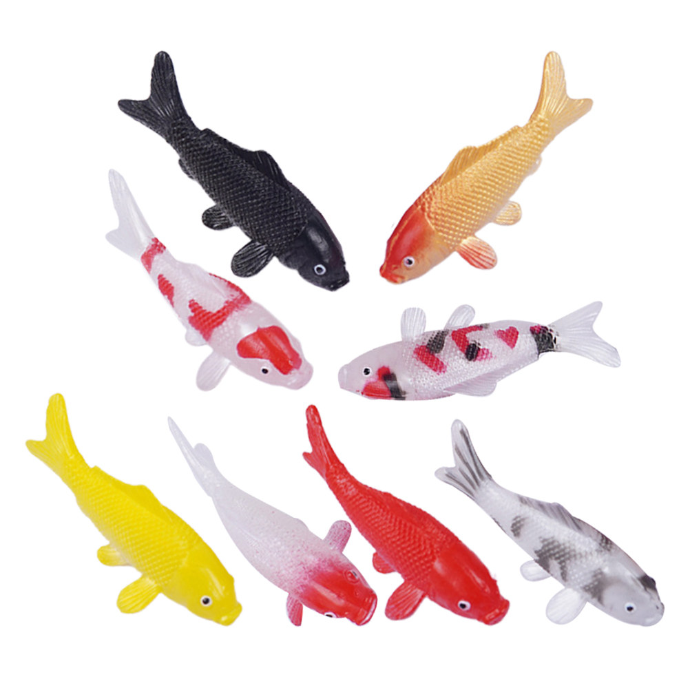 8Pcs Realistic PVC Koi Fish St - Bonsai Koi Garden recension och pris